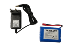 Pachet acumulator Li-Ion Toslon și încărcător pentru ecranele sonarelor Toslon